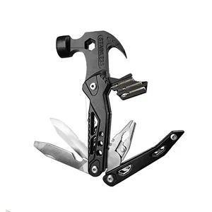14 in 1 Multitool Hammer with Pliers Screwdrivers Bottle Opener. Camping Accessories Survival Gear Kit Cool Gadgets