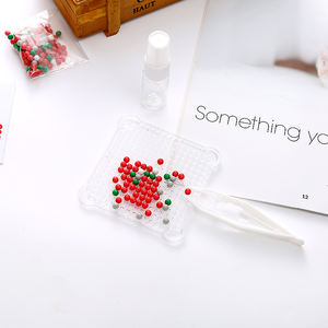 Perles de pulvérisation d'eau de forme ronde 5mm personnalisées de haute qualité bricolage perles de fusible d'eau de cerise rouge jouets perles collantes pour les enfants - Product Image 5