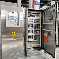 Armoire de distribution électrique basse tension en métal avec contrôle PLC, distribution de courant, verrouillage intelligent, usage industriel, alimentation électrique