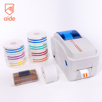OEM Kustom Desktop 2D Digital Thermal Barcode Stiker Pita Printer untuk Gelang & Label Mencetak Tanda Terima