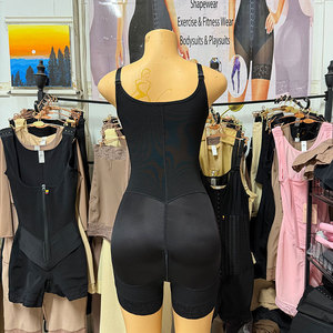 Nuovo Body Modellante da Donna Plus Size con Spalline Sottili, Effetto Sollevamento Fianchi e Controllo Pancia con Cerniera - Product Image 5