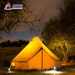 Tente familiale OEM ODM en toile imperméable Oxford et <span class=keywords><strong>yourte</strong></span> mongole avec cloche Tente de glamping pour quatre saisons pour le camping ou la <span class=keywords><strong>maison</strong></span> - Product Image 3