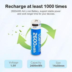 Batería de almacenamiento para el hogar de iones de litio cilíndricos de material de ánodo <span class=keywords><strong>AA</strong></span> NCM recargable de 2/2" - Product Image 5