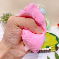 Jouet anti-stress en forme de donut croustillant de 7 cm, rempli d'argile, avec son craquant, jouet de décompression, cadeau, boîte de 12 pièces