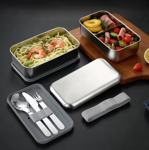 Sealed Leak Proof Bento <b>Box</b> Office <b>Microwave</b> Safe Food Container Food Grade Stainless Steel <b>Lunch</b> <b>Box</b> - Product Image 4