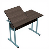 Table à Dessin Réglable en Hauteur pour Études, École de Génie du Bois Professionnelle