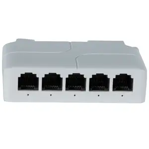 IEEE802.3af/at 30W 1 port POE dalam 3 POE keluar 100Mbps poe extender terbaik