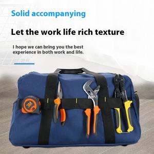 Sac à outils en toile épaisse sur mesure, multifonctionnel, portable, résistant à l'usure, avec fermeture éclair, pour hommes, à usage spécial - Product Image 5