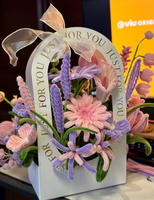 Kit de Création de Bouquet de Fleurs DIY avec Bâtonnets de Papier, Ensemble Artistique pour Enfants pour la Fabrication de Fleurs Faite Main, Décoration Créative pour la Maison, Cadeau pour Filles