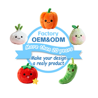 Peluche de citrouille de dessin animé personnalisée de haute qualité avec rembourrage en coton PP, anti-stress, pour fêtes, garantie après-vente