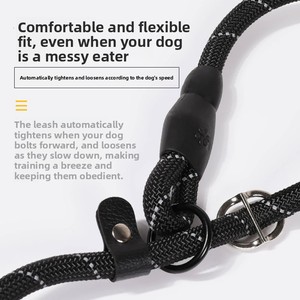 Laisse d'entraînement P-chain & P-rope pour chien, longueur réglable, non restrictive, pour chiens de petite/moyenne/grande taille, <span class=keywords><strong>Golden</strong></span> <span class=keywords><strong>Retriever</strong></span> et Labrador - Product Image 2