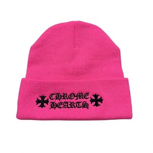 Gorro de Invierno Personalizado de Diseño Urbano 2026, Camuflaje Rosa, Logotipo Bordado, Personajes con Lazos, 100% Algodón, Unisex, Venta al Por Mayor - Product Image 1