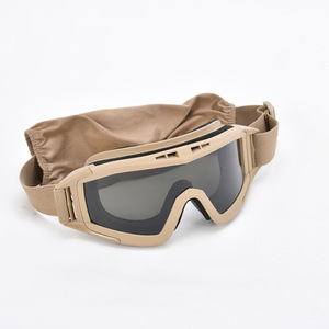 Tactical Goggles UM008A Full Rim Spherical Lens <b>Polycarbonate</b> Anti Fog UV Protection Outdoor Men's Sports Goggles - Product Image 2