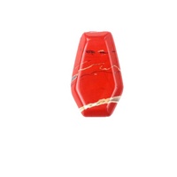 Mini adornos de tablero de ataúd de ágata de cristal Natural, piedras preciosas ecológicas pulidas grabadas, decoraciones divertidas de Halloween