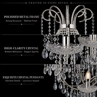 Lustre de luxe en fer doré et cristal K9, large et imposant, idéal pour mariages, événements extérieurs, salles privées, dîners et lieux de réception.