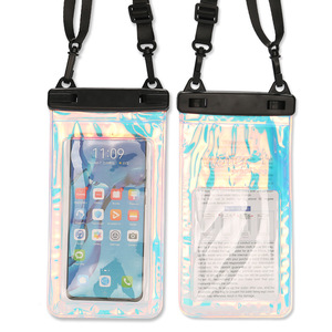 Cool Laser Fantasy Color <b>Waterproof</b> Mobile Phone Case Rainproof Rider Equipment Lanyard Touch Screen Swimming <b>Cover</b> - Product Image 6