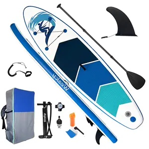 Bsci/En 10'6'' Opblaasbare Stand Up Paddle Board Sup Paddle Board Met Alle Premium Isup Accessoires