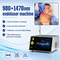 Machine de lifting endolaser à diode 1470nm+980nm, liposuccion laser 1470nm, élimination de la graisse, lifting endolaser