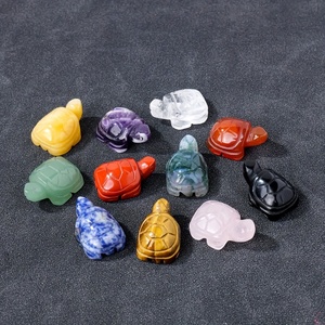 Venta al por Mayor de Tortugas de Cristal Natural Talladas a Mano en Diversos Materiales para Decoración y Regalo - Product Image 3