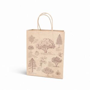 Bolsas de Compra de Papel Kraft Marrón Impresas Personalizadas 2026 con Asas, Bolsas de Embalaje de Papel Ecológicas, Proveedor Mayorista - Product Image 2