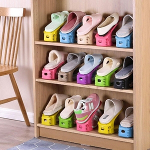 Adjustable <b>Shoe</b> Organizer Footwear Support Slot Space Saving Cabinet Closet Stand <b>Shoes</b> Storage <b>Rack</b> Shoebox - Product Image 4