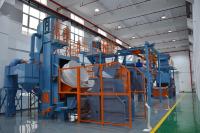 Machine de sablage à tambour rotatif automatique CHUANDU Jiangsu avec moteur PLC, pour le polissage et le nettoyage haute pression de fûts inclinables