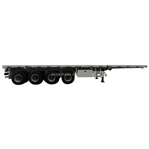 <span class=keywords><strong>Semirremolque</strong></span> de Plataforma de 3 Ejes y 40 Pies para Contenedores, Fabricado en China, Remolque de Camión de Plataforma de 40 Toneladas - Product Image 4