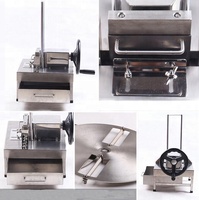 Haute qualité en acier inoxydable manuel 1kg chocolat puce rasoir Machine/Mini bloc chocolat coupe pochette rouleau forme Machine