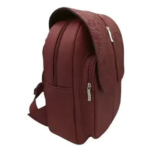 Sac à dos en cuir de vachette ciselé Fana Letizia 20-35L Sac de voyage unisexe - Product Image 1