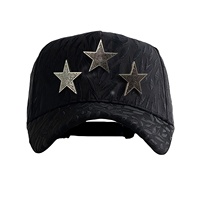Casquettes de baseball en suède pour l'extérieur, avec logo TPU, motif flamme, SCREAM Beard Hats, Rico Hats, avec strass et code NFC, vente en gros