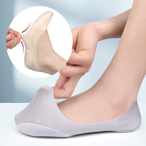Calze basse invisibili ad arco <span class=keywords><strong>da</strong></span> <span class=keywords><strong>donna</strong></span> in spugna morbida per assorbimento della pressione con taglio arbitrario invisibili antiscivolo - Product Image 3