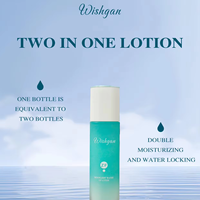 Lotion hydratante douce à l'acide lactobionique Wishgan Private Label 120ml, lotion éclaircissante pour la peau à base de plantes