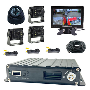 1080P 4-Kênh Di Động DVR GPS Tracker IPS LCD TFT Dash Cam Xe Video Ghi Âm Cho Van Xe Tải An Ninh Tiếng Anh Ngôn Ngữ 1-Năm - Product Image 1