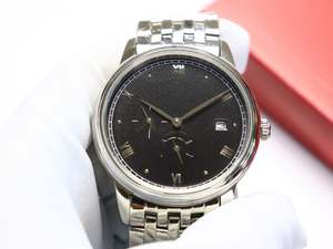 Montre pour homme en acier inoxydable de qualité supérieure, mouvement automatique, petite aiguille des secondes à 6 heures, aiguille des secondes à 9 heures, saphir - Product Image 3