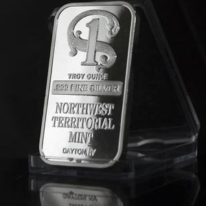 樊树工厂批发铁料纯银999镀膜银条金条 - Product Image 4