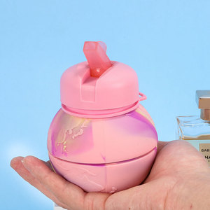 Multifunctional Food Grade 600ml Children Creative <b>Silicone</b> <b>Water</b> <b>Bottle</b> - Product Image 4