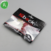 Sacs d'emballage d'appâts en plastique souple à impression personnalisée sac Ziplock transparent pour la pêche au leurre ver