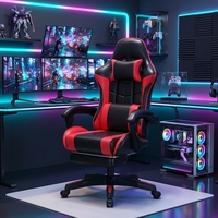 Chaises de jeu pivotantes en cuir modernes et extensibles de haute qualité, fournis directement par l'usine, avec accoudoirs articulés pivotants à 360 degrés