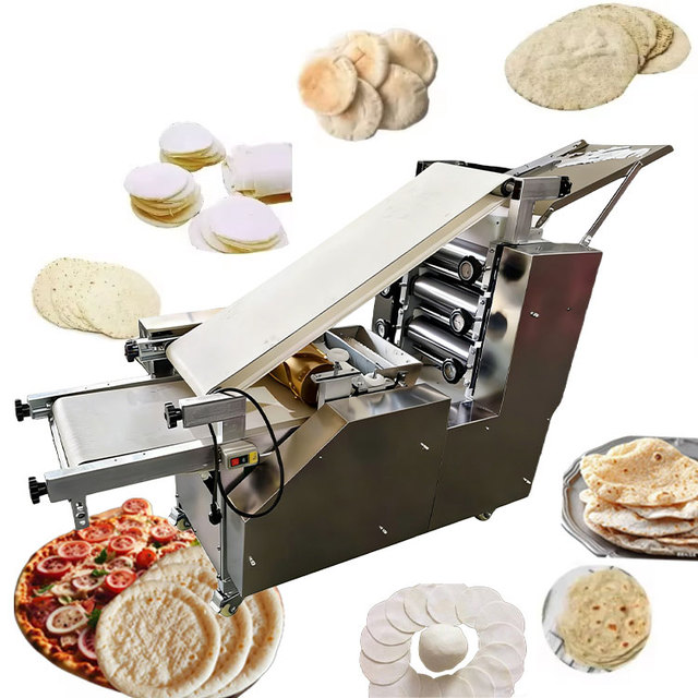 New Fully Automatic Shawarma Lavash Naan Chapati Roti Make Maker Lebanese Arabic Pita Bread Machine