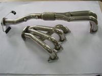Colector de Escape de Acero Inoxidable, Colector de Escape de Alto Flujo de Fijación Directa, Compatible con Mitsubishi Lancer 02-03 2.0 ES LS OZ