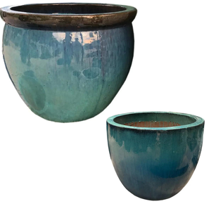 Macetas y jardineras estilo de cerámica y suministros de jardín de alta calidad macetas de flores esmaltadas grandes vietnamitas con lo moderno - Product Image 1