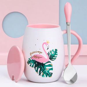 แก้วเซรามิคเคลือบสีสันสดใส พิมพ์โลโก้ได้ตามต้องการ ความจุขนาดใหญ่ แก้วกาแฟ ของขวัญวันหยุด - Product Image 6