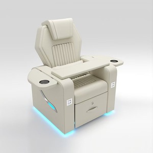 New model beauty salon <b>nail</b> salon eyelash <b>extension</b> salon massage chair with electric function foot bath chair for spa salon - Product Image 3