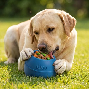 Jouets à mâcher interactifs en silicone pour chiens avec distributeur de nourriture, design jaune, bleu, vert, pour usage intérieur, petite taille - Product Image 6