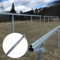 Support de fixation photovoltaïque Montage solaire Vis de terre Pile terre vis d'ancrage