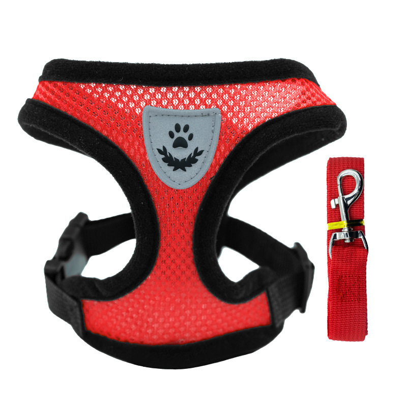 Silver Label Mesh Chest and Back Red