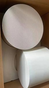 Pt Pd Rh in ceramica a nido d'ape catalizzatore universale convertitore catalitico substrato per auto scarico ad alte prestazioni in ceramica monolite - Product Image 3