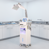 Nouveauté : appareil de soin de la peau Hydra Dermabrasion Facial Machine, 14 en 1, Hydro Aqua Peeling, Microdermabrasion, Jet d'oxygène, pour salon de beauté