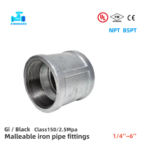 Offre Spéciale pour les États-Unis et le Canada : Raccord de Tuyauterie Fileté en Fonte Malleable Noire de 3/4 Pouce, Type Coupling Réducteur à Douille, Utilisé pour le Gaz et l'Huile - Product Image 2