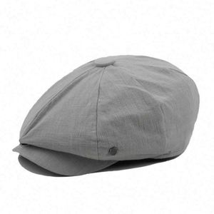 Gorra de Lino Estilo Newsboy para Hombre, Moda al por Mayor, Verano - Product Image 5